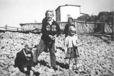 321: l-r Jerome, Peter and Sheila Ennis, with Ron Ryan in back. (circa 1956) [courtesy of Rita (Ennis) Clowe]  - Jerome, Peter and Sheila children of Vincent Ennis &amp;amp; Mary Carroll; Ron son of Maurice Ryan &amp;amp; Norah McCarthy